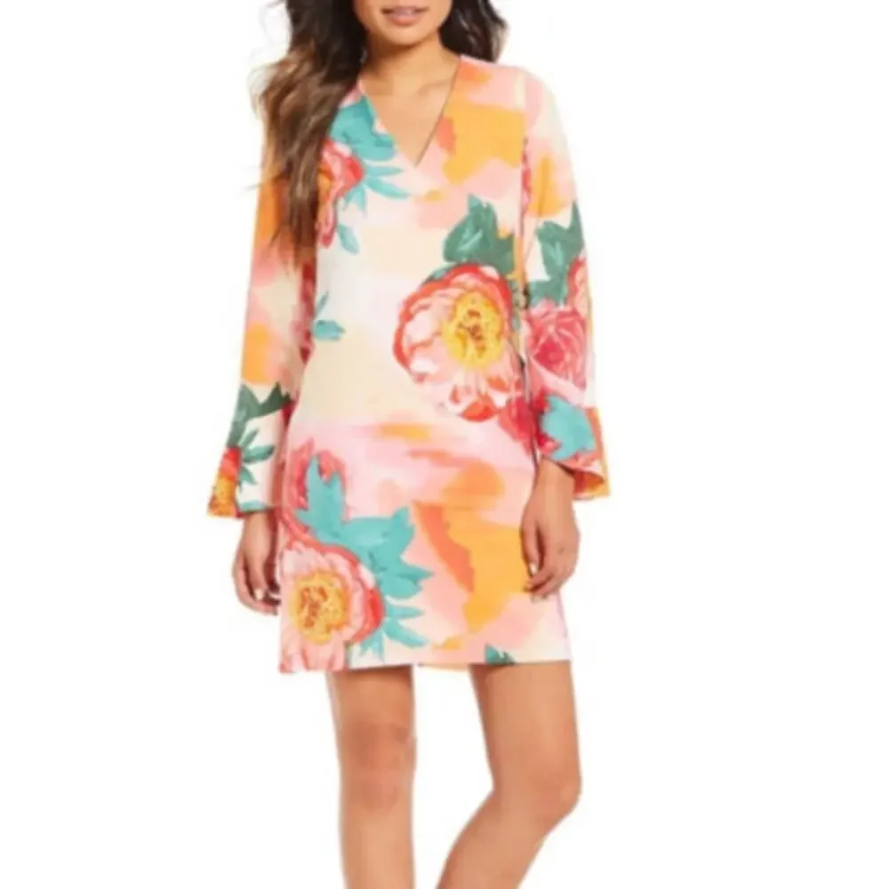 Calvin Klein | Dresses | Calvin Klein Floral V Neck Long Sleeve Sheath Dress Size 6 Multicolor | Poshmark Calvin Klein | Dresses | Calvin Klein Floral V Neck Long Sleeve Sheath Dress Size 6 Multicolor | Poshmark
